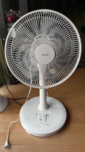 TEKNOS 扇風機 リビング フルリモコン扇 風量切替6段階 おやすみモード ON/OFFタイマー DCモーター30cm KI-323DC ホワイト