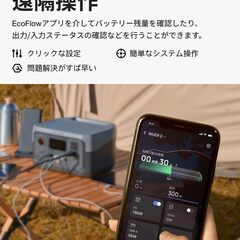 EcoFlow ポータブル電源 RIVER2 256Wh AC出力300W(最大600W) 