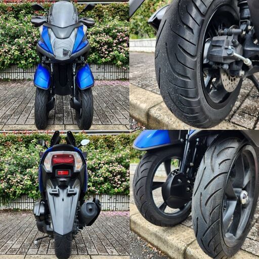 普通免許仕様もOK】トリシティ155 SG37J 走行1.4万km台 グリップ