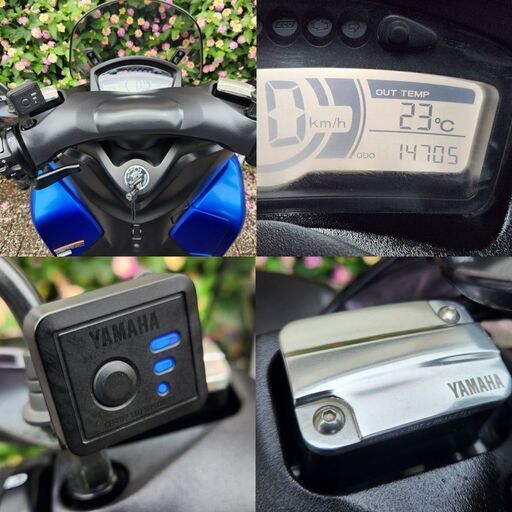 【普通免許仕様もOK】トリシティ155 SG37J 走行1.4万km台 グリップヒーター ナックルガード★TRIX★ 普通免許仕様もOK】トリシティ155 SG37J 走行1.4万km台 グリップ