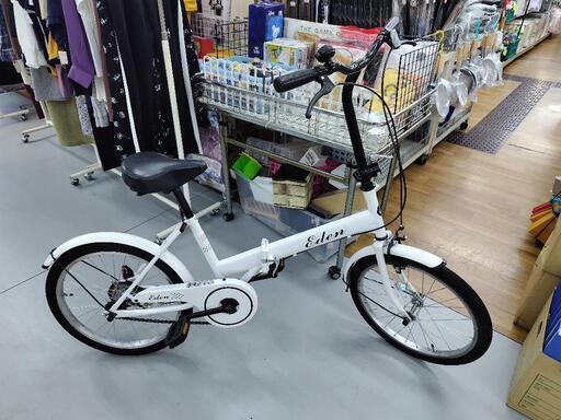 J341★比較的ｷﾚｲ★折りたたみ自転車★Eden★変速なし★20インチ J341☆比較的ｷﾚｲ☆折りたたみ自転車☆Eden☆変速なし☆20インチ