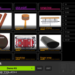 【電子ドラム/ドラム】M12 Touchアプリの初期設定をお願い...