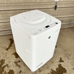 単身者向け 全自動洗濯機 5.5K シャープ ES-G5E3-K...
