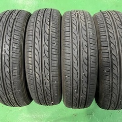 155/65R14 ダンロップ 夏タイヤ 2020年製造 バリ溝 4本