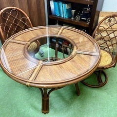 籐家具 KAZAMA ダイニングセット