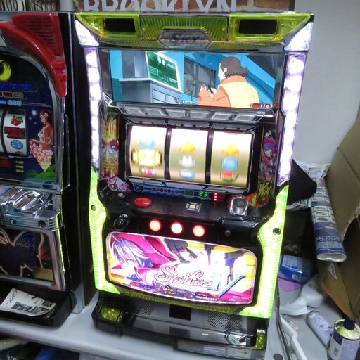 パチスロ実機 スカイラブ4 コイン不要機付き スロット機 |江別市のリサイクルショップドロップ