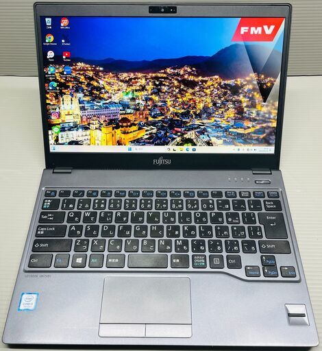 保証1ヶ月、インボイス対応、代引き発送可！フルHD液晶、Windows11、Core i5、SSD256GB(快速)、メモリ4GB、FUJITSU製ノートパソコン、カメラ、Bluetooth、ACアダプター付属、富士通、LIFEBOOK、ライフブック、ノートPC、office
