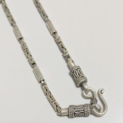 バンブーネックレス シルバー925 長さ53cm程