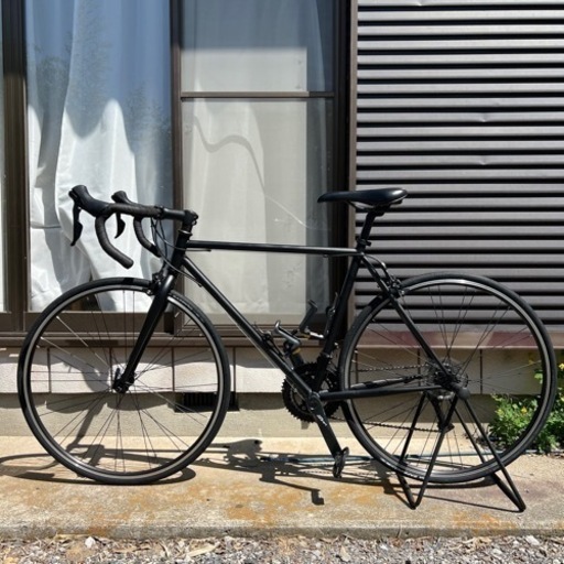 クロモリ ロードバイク 自転車 \nSORA コンポ マットブラック 黒