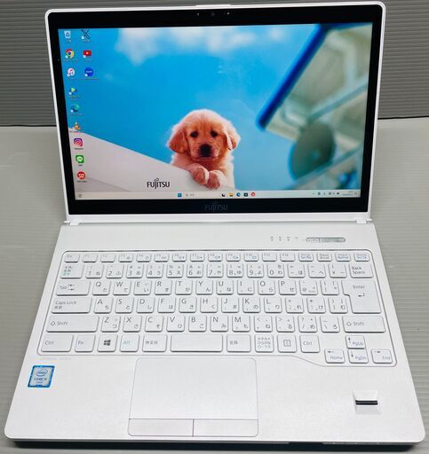 保証1ヶ月、インボイス対応、代引き発送可！高解像度ＷＱＨＤタッチモニター搭載、Windows11、Core i5、SSD512GB(新品)、メモリ8GB、FUJITSU製ノートパソコン、CD,DVDドライブ、タッチパネル、カメラ、Bluetooth、ACアダプター付属、タッチモニター、タッチスクリーン、富士通、LIFEBOOK、ライフブック、ノートPC、office
