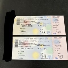 【ネット決済】大相撲　夏巡業　いわき場所　たまりS席　9列目正面2枚