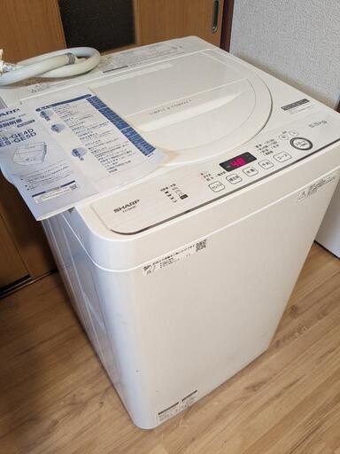 ■　洗濯機、SHARP、5.5kg、2020年、GE5D、山梨県甲斐市