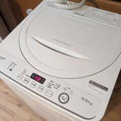 ■　洗濯機、SHARP、5.5kg、2020年、GE5D、山梨県甲斐市