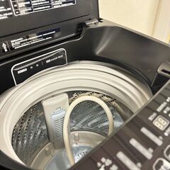  17954  Hisense ガラストップ　一人暮らし洗濯機 2018年製 5.5kg ◆大阪市内・東大阪市他 6,000円以上ご購入で無料配達いたします！◆ ※京都・高槻・枚方方面◆神戸・西宮・尼崎方面◆生駒方面、大阪南部方面　それぞれ条件付き無料配送あり！            