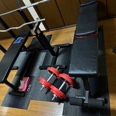 ベンチプレスセットその他多数❗️