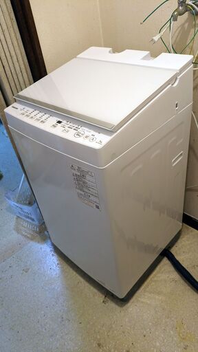東京発　手渡し希望 中古　 東芝 ウルトラファインバブル洗浄搭載洗濯機　7ｋｇ　 AW-7DH1（W）2021年製 ZABOON