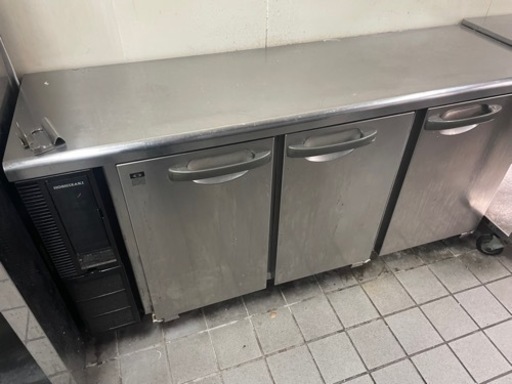 値下げ可能！美品・中古】ホシザキ業務用コールドテーブル　冷蔵庫　RT-150PTE1　厨房機器　業務用　W1500