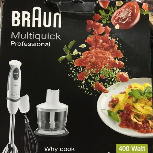 BRAUN ハンドブレンダーマルチスティックブレンダー(ブレンダー・チョッパー・泡立て器) マルチクイックプロフェッショナル