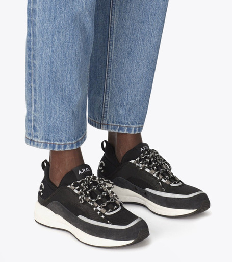 正規品 A.P.C. Run Around Sneakers - Black