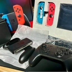 Nintendo Switch&SDカード&正規プロコン ３点セット