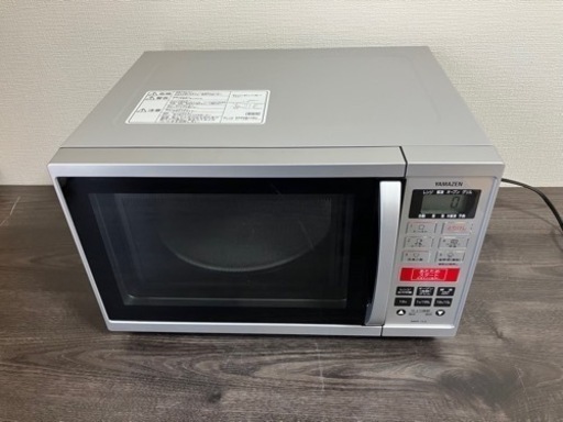 【洗浄消毒作業済】ヤマゼン　オーブンレンジ　電子レンジ　YRP-F180V YRP-F180V(B) 多機能電子レンジ 18L (ヘルツフリー) オーブンレンジ