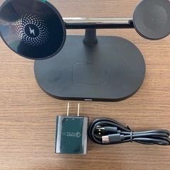 【ネット決済・配送可】MagSafe対応3in1ワイヤレス充電器