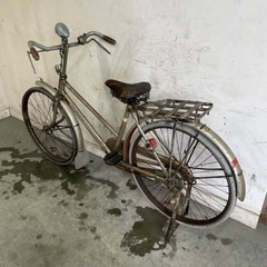 367★岐阜発　△MARUISHI HIGHWAY/丸石自転車/昭和レトロ/自転車/ビンテージ/ロッドブレーキ/サビ有り/防犯有り/現状品　R5.3/23★