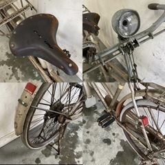 367★岐阜発　△MARUISHI HIGHWAY/丸石自転車/昭和レトロ/自転車/ビンテージ/ロッドブレーキ/サビ有り/防犯有り/現状品　R5.3/23★