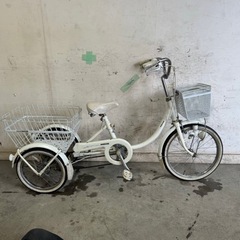 371★岐阜発　△BRIDGESTONE△WAGON/ブリジストン/大人用三輪自転車/変速無し/走行確認/防犯有り/スイング無し/現状品　R6.1/10★