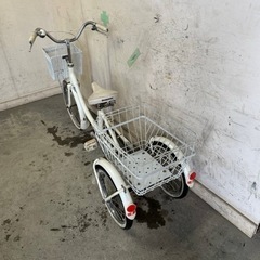 371★岐阜発　△BRIDGESTONE△WAGON/ブリジストン/大人用三輪自転車/変速無し/走行確認/防犯有り/スイング無し/現状品　R6.1/10★