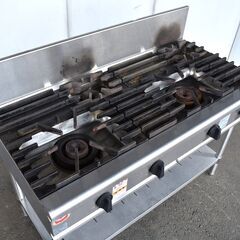 ≪yt1352ジ≫ マルゼン 業務用ガスコンロ RGT-1264C 都市ガス用 2019年製造 4口 ガステーブル 幅120cm 動作未確認/現状品 60406-06