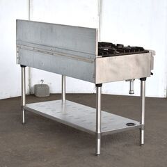 ≪yt1352ジ≫ マルゼン 業務用ガスコンロ RGT-1264C 都市ガス用 2019年製造 4口 ガステーブル 幅120cm 動作未確認/現状品 60406-06