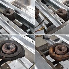 ≪yt1352ジ≫ マルゼン 業務用ガスコンロ RGT-1264C 都市ガス用 2019年製造 4口 ガステーブル 幅120cm 動作未確認/現状品 60406-06