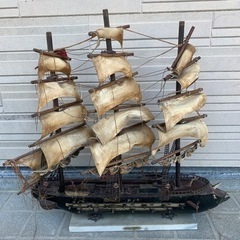 帆船模型　海賊船　カリブの海賊 船 インテリア 攻撃された海賊船...