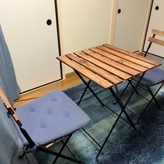 【引取先決定】IKEA ガーデンテーブルセット