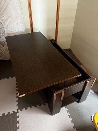 値下げ！！\n美品！【昇降式ローテーブル】