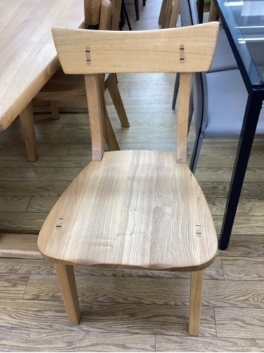 KE-59【新入荷　リサイクル品】酒井製作所　タモ材　ベンチダイニング4点セット　ナチュラル KE-59【新入荷 リサイクル品】酒井製作所 タモ材 ベンチダイニング4点