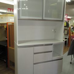 NITORI アルミナ2 、キッチンボード、食器棚、幅120cm...