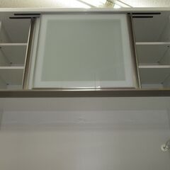 R233 NITORI アルミナ2 、キッチンボード、食器棚、幅120cm Used・美品