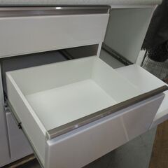 R233 NITORI アルミナ2 、キッチンボード、食器棚、幅120cm Used・美品