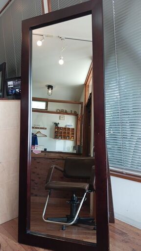 ヘアサロンで使用　姿見　ミラー　鏡