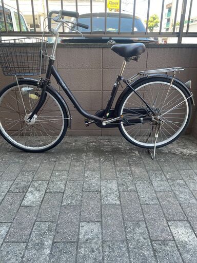 リサイクルショップどりーむ荒田店　No1262 自転車　シティサイクル　２４インチ　小柄な人でも乗れる♪　LEDオートライト付き　シンプルで乗りやすい♪