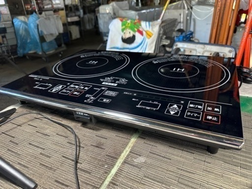 山善2口IH調理器IHW-S1460G
