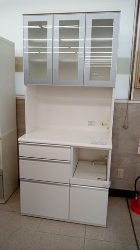 ★ジモティ割あり★ ニトリ レンジボード 白 H200×D50.5×W88.5 クリーニング済み TJ6124