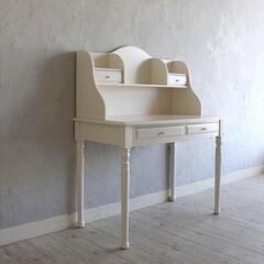 6月末終了予定 新品 女の子 学習机 リリーホワイトリリージョン デスク＆キャビネット 6月末終了予定 新品 女の子 学習机 リリーホワイトリリージョン デスク