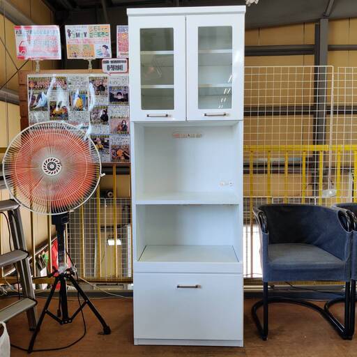 【愛品倶楽部柏店】サンウッディ 2枚扉キッチンボード ペレットV60OP
