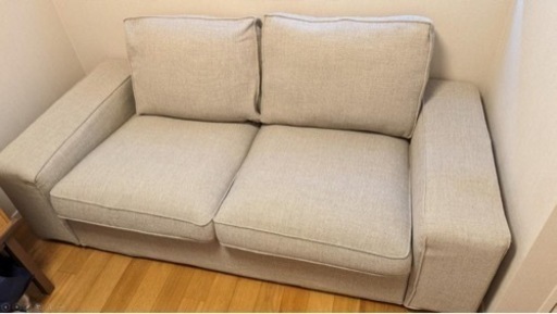IKEA  家具 ソファ シーヴィク 2.5人掛け ライトグレー