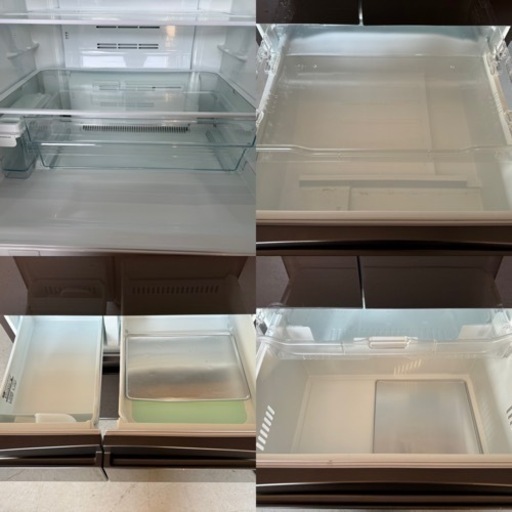 東芝 TOSHIBA ノンフロン冷凍冷蔵庫 555L GR-H560FV(ZM) 2015年製 - 冷蔵庫 