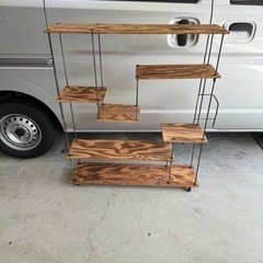 wood iron shelf 1060*910*225
