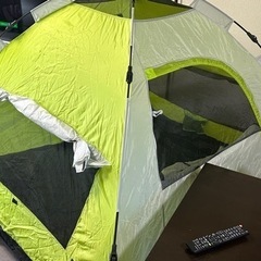 キャンプ用品　テント　ワンタッチタイプ　簡単組み立て